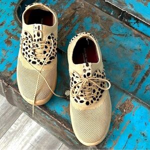 Mark Nason, 8.5, Soft SportKnit mesh fabric upper detailed,EUC, leather accents.